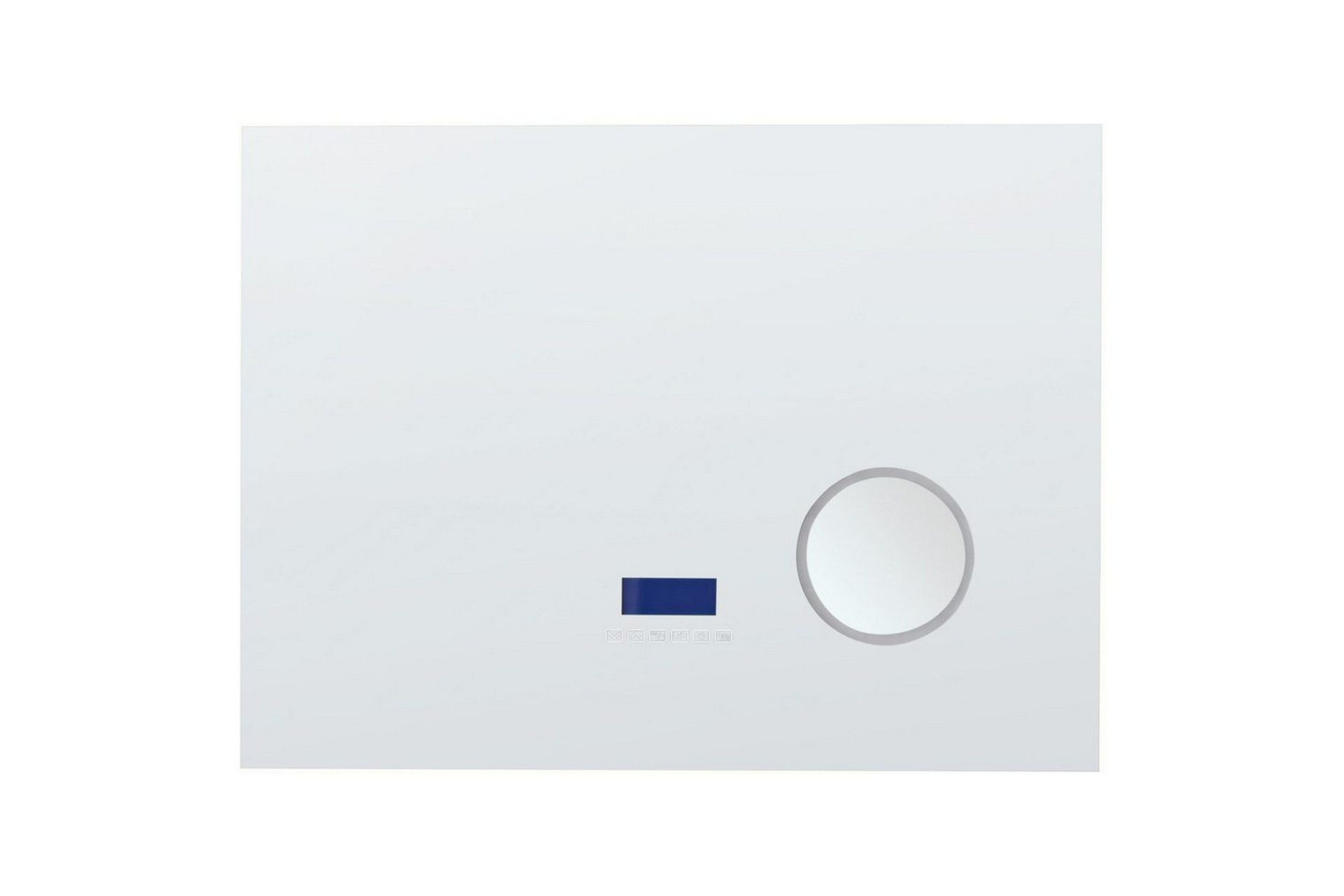 Badrumsspegel med LED Beliani Montaron Silver -