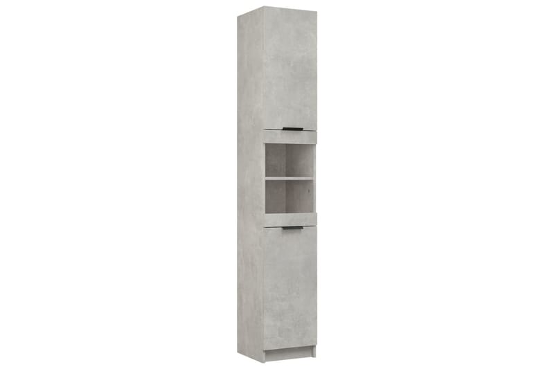beBasic Baderomsskap betonggrå 32x34x188,5 cm konstruert tre - GrÃ¥ - Hus & oppussing - Kjøkken & bad - Baderom - Baderomsmøbler & baderomsinnredning - Veggskap & høyskap