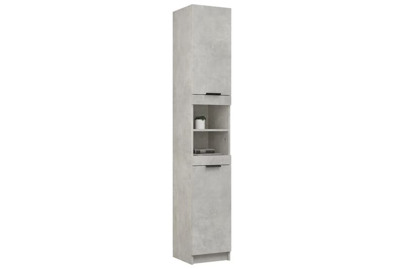 beBasic Baderomsskap betonggrå 32x34x188,5 cm konstruert tre - GrÃ¥ - Hus & oppussing - Kjøkken & bad - Baderom - Baderomsmøbler & baderomsinnredning - Veggskap & høyskap