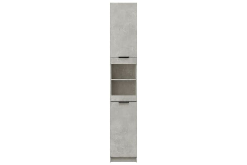 beBasic Baderomsskap betonggrå 32x34x188,5 cm konstruert tre - GrÃ¥ - Hus & oppussing - Kjøkken & bad - Baderom - Baderomsmøbler & baderomsinnredning - Veggskap & høyskap
