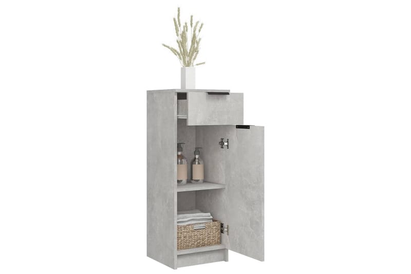 beBasic Baderomsskap betonggrå 32x34x90 cm konstruert tre - GrÃ¥ - Hus & oppussing - Kjøkken & bad - Baderom - Baderomsmøbler & baderomsinnredning - Baderomsskap