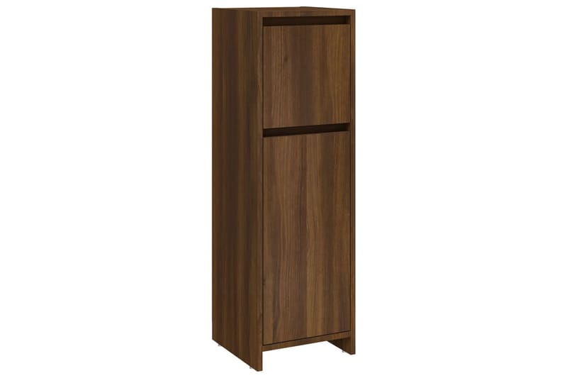 beBasic Baderomsskap brun eik 30x30x95 cm konstruert tre - Brun - Hus & oppussing - Kjøkken & bad - Baderom - Baderomsmøbler & baderomsinnredning - Baderomsskap