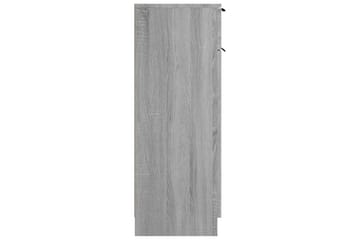 beBasic Baderomsskap grå sonoma 32x34x90 cm konstruert tre - GrÃ¥ - Hus & oppussing - Kjøkken & bad - Baderom - Baderomsmøbler & baderomsinnredning - Veggskap & høyskap