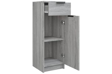 beBasic Baderomsskap grå sonoma 32x34x90 cm konstruert tre - GrÃ¥ - Hus & oppussing - Kjøkken & bad - Baderom - Baderomsmøbler & baderomsinnredning - Veggskap & høyskap