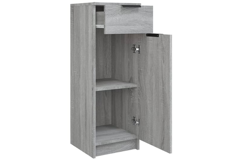 beBasic Baderomsskap grå sonoma 32x34x90 cm konstruert tre - GrÃ¥ - Hus & oppussing - Kjøkken & bad - Baderom - Baderomsmøbler & baderomsinnredning - Veggskap & høyskap