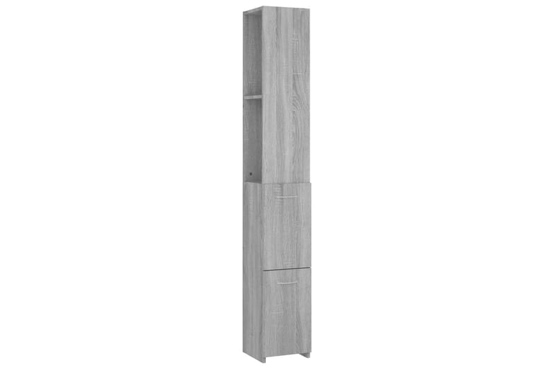 beBasic Baderomsskap grå sonoma eik 25x25x170 cm konstruert tre - GrÃ¥ - Hus & oppussing - Kjøkken & bad - Baderom - Baderomsmøbler & baderomsinnredning - Veggskap & høyskap