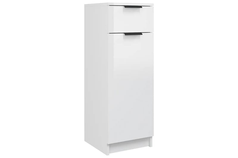 beBasic Baderomsskap høyglans hvit 32x34x90 cm konstruert tre - Hvit - Hus & oppussing - Kjøkken & bad - Baderom - Baderomsmøbler & baderomsinnredning - Baderomsskap