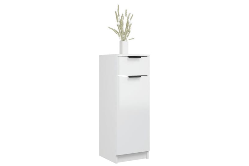 beBasic Baderomsskap høyglans hvit 32x34x90 cm konstruert tre - Hvit - Hus & oppussing - Kjøkken & bad - Baderom - Baderomsmøbler & baderomsinnredning - Baderomsskap