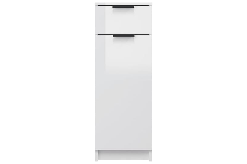 beBasic Baderomsskap høyglans hvit 32x34x90 cm konstruert tre - Hvit - Hus & oppussing - Kjøkken & bad - Baderom - Baderomsmøbler & baderomsinnredning - Baderomsskap