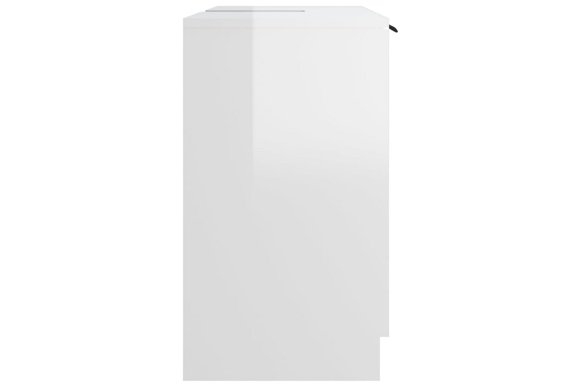 beBasic Baderomsskap høyglans hvit 64,5x33,5x59 cm konstruert tre - Hvit - Hus & oppussing - Kjøkken & bad - Baderom - Baderomsmøbler & baderomsinnredning - Baderomsskap