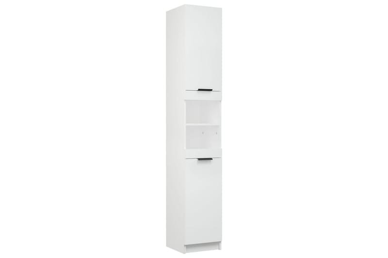 beBasic Baderomsskap hvit 32x34x188,5 cm konstruert tre - Hvit - Hus & oppussing - Kjøkken & bad - Baderom - Baderomsmøbler & baderomsinnredning - Veggskap & høyskap