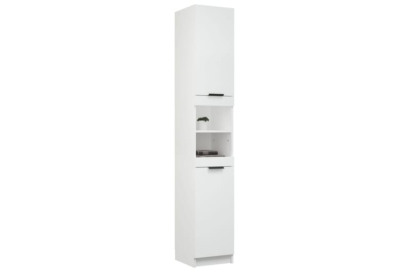 beBasic Baderomsskap hvit 32x34x188,5 cm konstruert tre - Hvit - Hus & oppussing - Kjøkken & bad - Baderom - Baderomsmøbler & baderomsinnredning - Veggskap & høyskap