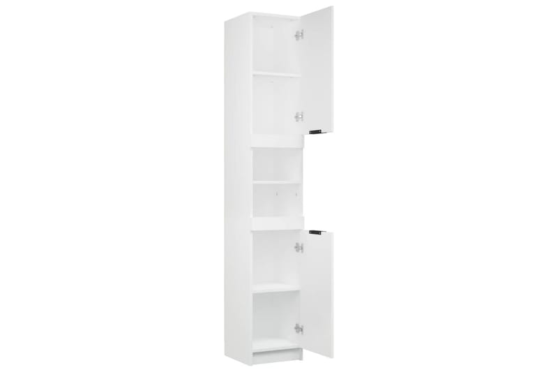 beBasic Baderomsskap hvit 32x34x188,5 cm konstruert tre - Hvit - Hus & oppussing - Kjøkken & bad - Baderom - Baderomsmøbler & baderomsinnredning - Veggskap & høyskap