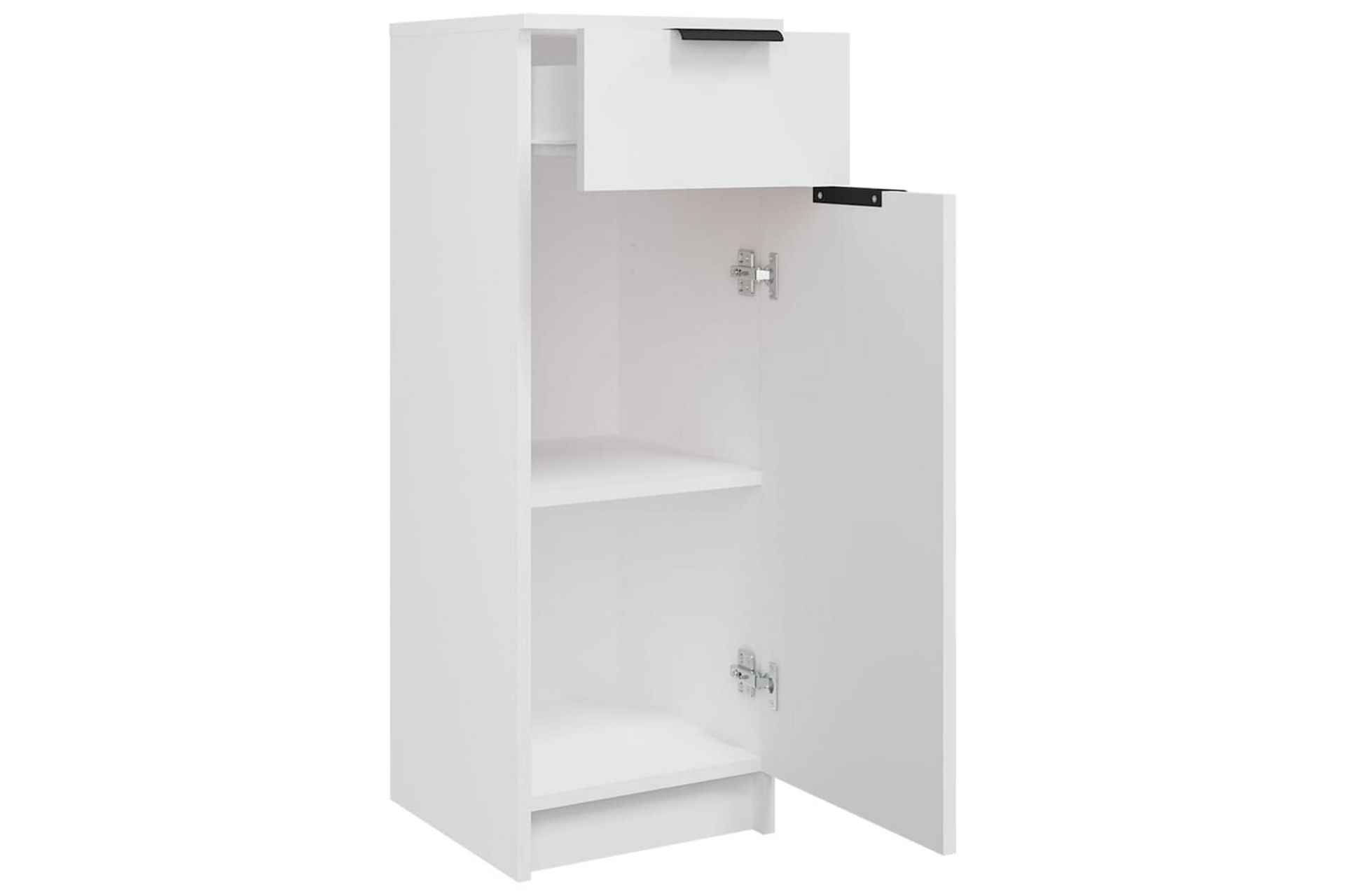 beBasic Baderomsskap hvit 32x34x90 cm konstruert tre - Hvit - Hus & oppussing - Kjøkken & bad - Baderom - Baderomsmøbler & baderomsinnredning - Baderomsskap
