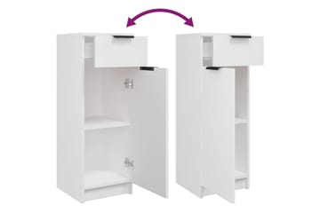 beBasic Baderomsskap hvit 32x34x90 cm konstruert tre - Hvit - Hus & oppussing - Kjøkken & bad - Baderom - Baderomsmøbler & baderomsinnredning - Baderomsskap