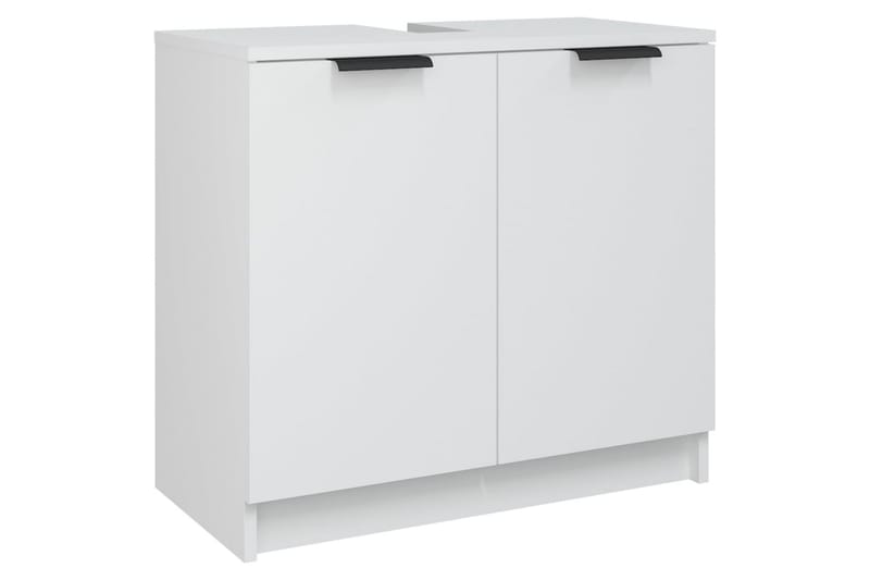 beBasic Baderomsskap hvit 64,5x33,5x59 cm konstruert tre - Hvit - Hus & oppussing - Kjøkken & bad - Baderom - Baderomsmøbler & baderomsinnredning - Baderomsskap