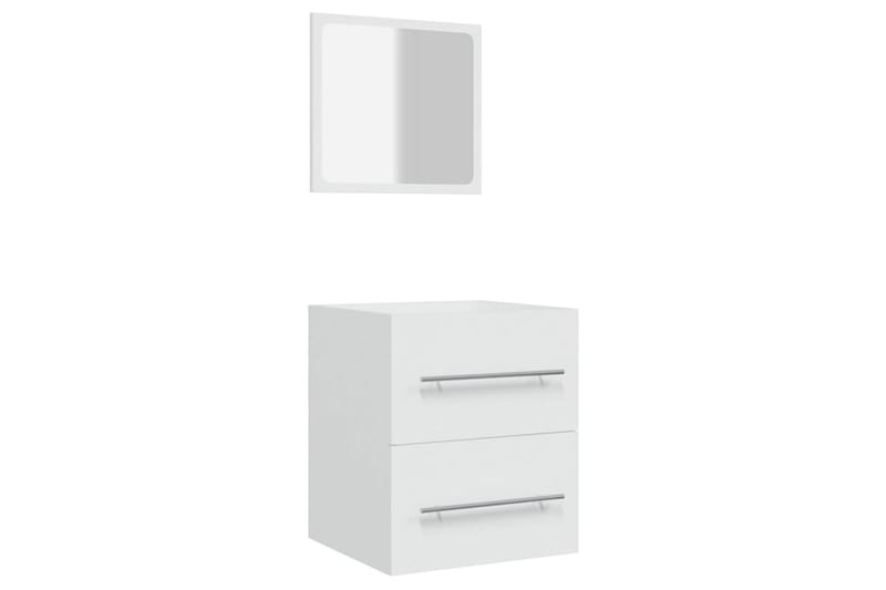 beBasic Baderomsskap med speil hvit 41x38,5x48 cm - Hvit - Hus & oppussing - Kjøkken & bad - Baderom - Baderomsmøbler & baderomsinnredning - Baderomsskap