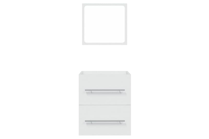 beBasic Baderomsskap med speil hvit 41x38,5x48 cm - Hvit - Hus & oppussing - Kjøkken & bad - Baderom - Baderomsmøbler & baderomsinnredning - Baderomsskap