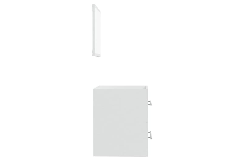 beBasic Baderomsskap med speil hvit 41x38,5x48 cm - Hvit - Hus & oppussing - Kjøkken & bad - Baderom - Baderomsmøbler & baderomsinnredning - Baderomsskap