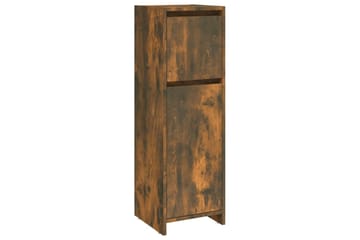 beBasic Baderomsskap røkt eik 30x30x95 cm konstruert tre - Brun - Hus & oppussing - Kjøkken & bad - Baderom - Baderomsmøbler & baderomsinnredning - Baderomsskap