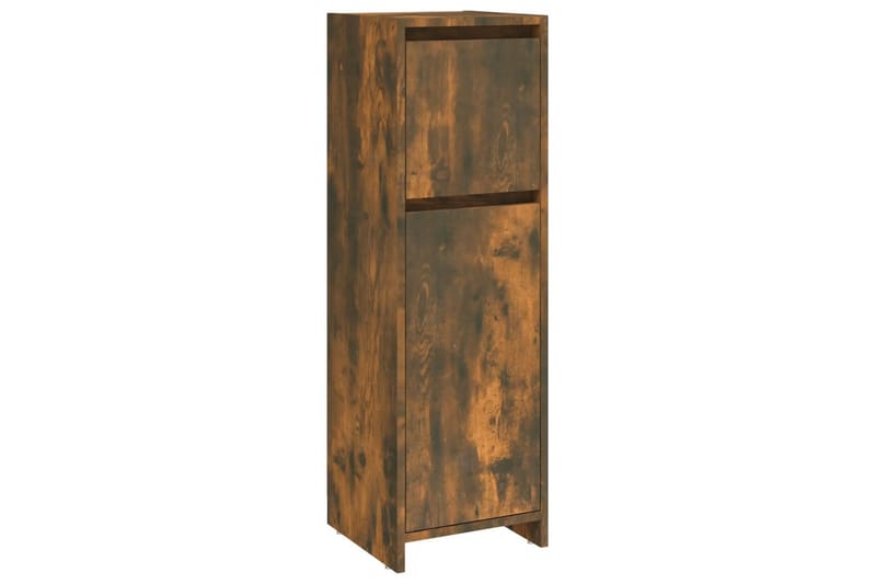 beBasic Baderomsskap røkt eik 30x30x95 cm konstruert tre - Brun - Hus & oppussing - Kjøkken & bad - Baderom - Baderomsmøbler & baderomsinnredning - Baderomsskap