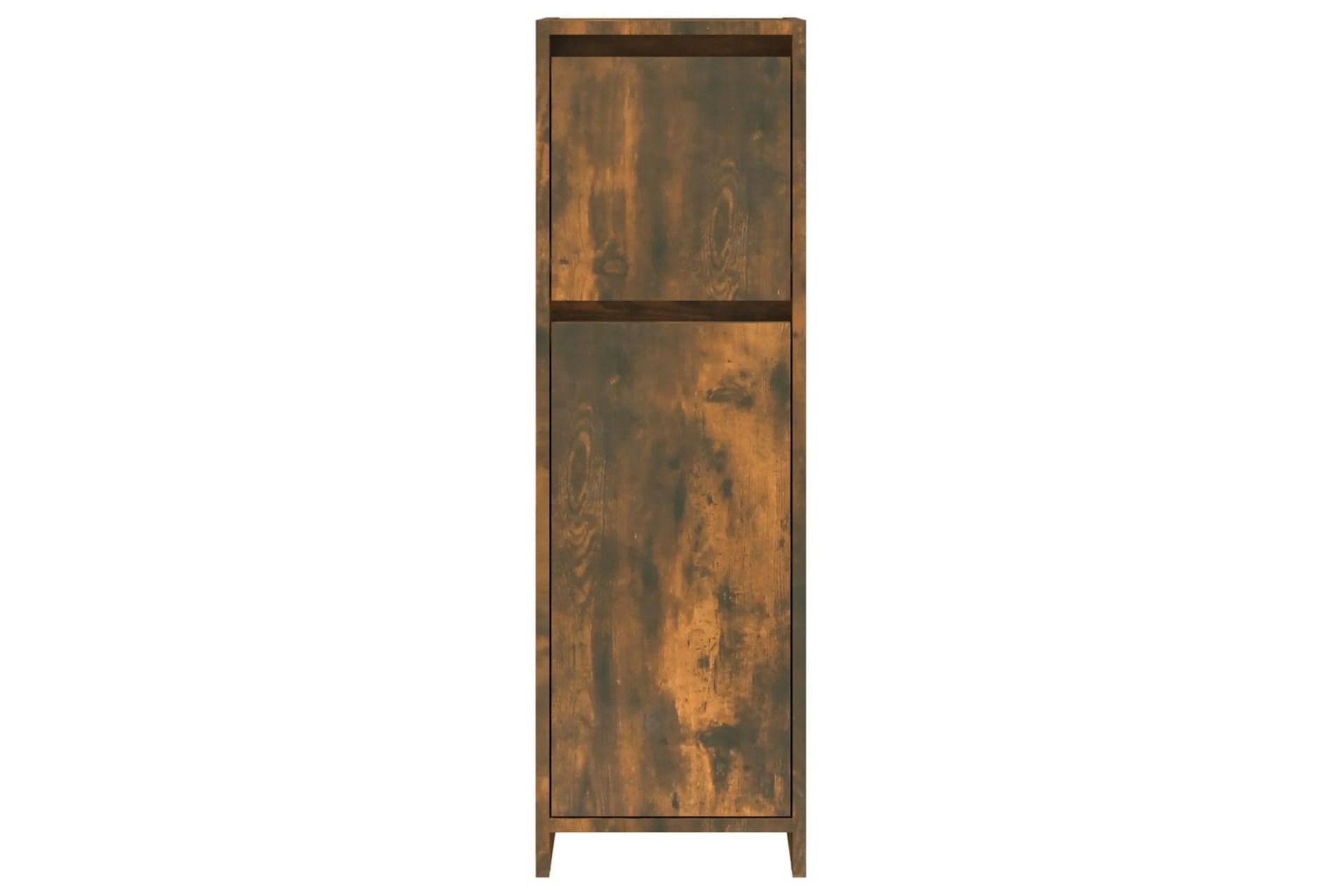 beBasic Baderomsskap røkt eik 30x30x95 cm konstruert tre - Brun - Hus & oppussing - Kjøkken & bad - Baderom - Baderomsmøbler & baderomsinnredning - Baderomsskap