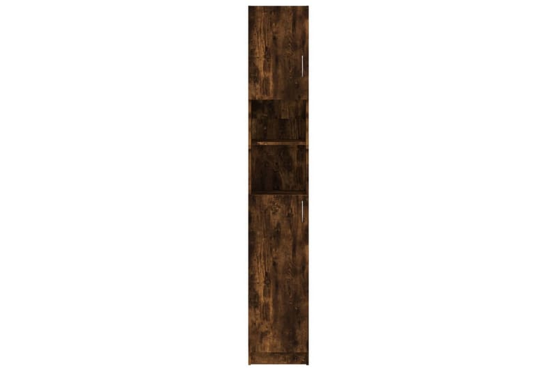 beBasic Baderomsskap røkt eik 32x25,5x190 cm konstruert tre - Brun - Hus & oppussing - Kjøkken & bad - Baderom - Baderomsmøbler & baderomsinnredning - Veggskap & høyskap