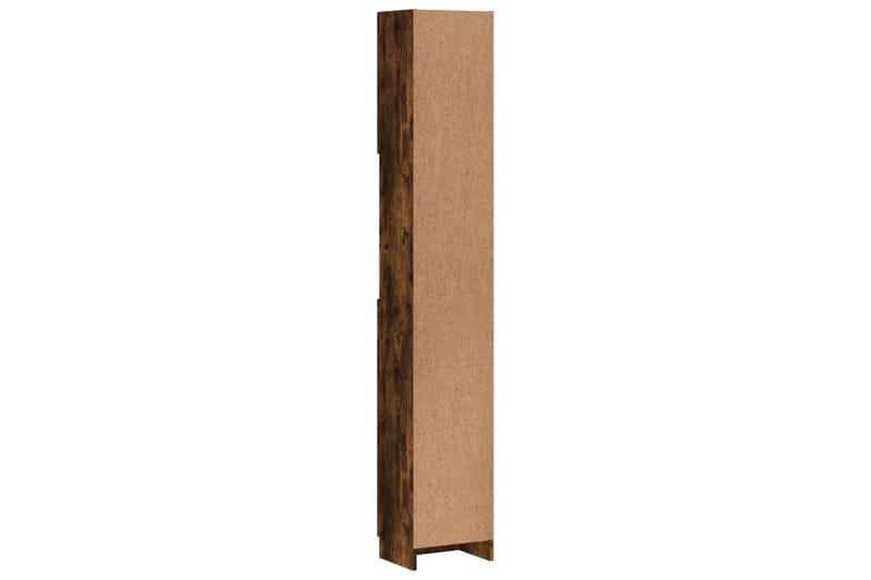 beBasic Baderomsskap røkt eik 32x25,5x190 cm konstruert tre - Brun - Hus & oppussing - Kjøkken & bad - Baderom - Baderomsmøbler & baderomsinnredning - Veggskap & høyskap