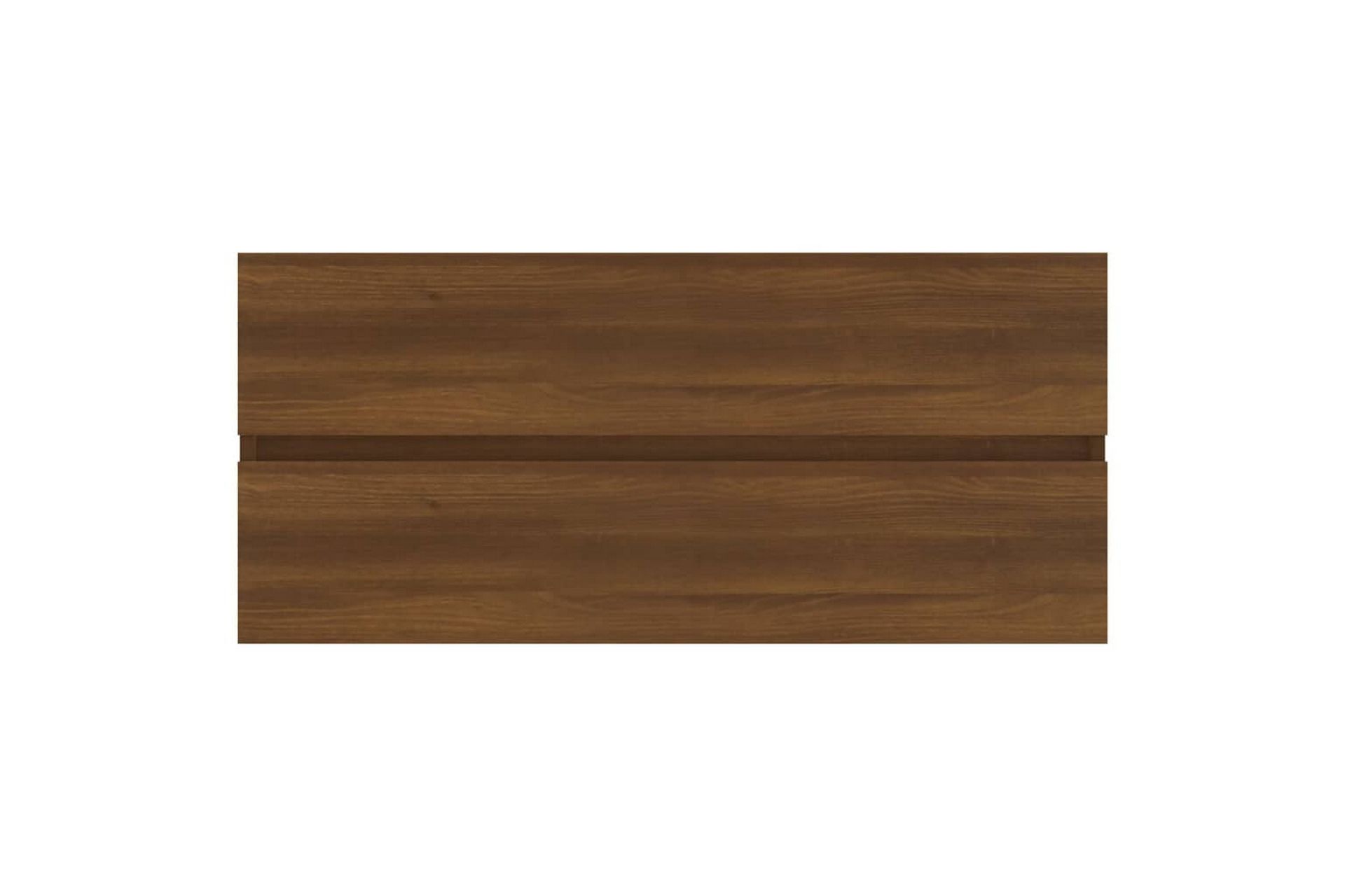 beBasic Servantskap brun eik 100x38,5x45 cm konstruert tre - Brun - Hus & oppussing - Kjøkken & bad - Baderom - Baderomsmøbler & baderomsinnredning - Servantskap & kommode