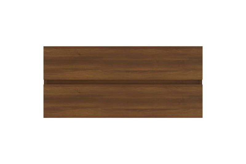 beBasic Servantskap brun eik 100x38,5x45 cm konstruert tre - Brun - Hus & oppussing - Kjøkken & bad - Baderom - Baderomsmøbler & baderomsinnredning - Servantskap & kommode