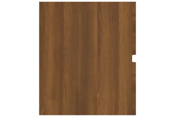 beBasic Servantskap brun eik 100x38,5x45 cm konstruert tre - Brun - Hus & oppussing - Kjøkken & bad - Baderom - Baderomsmøbler & baderomsinnredning - Servantskap & kommode