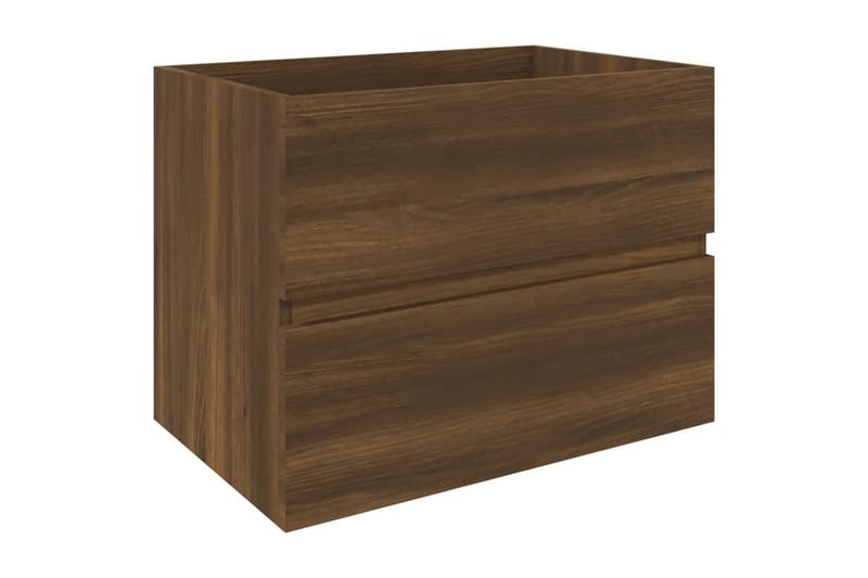 beBasic Servantskap brun eik 60x38,5x45 cm konstruert tre - Brun - Hus & oppussing - Kjøkken & bad - Baderom - Baderomsmøbler & baderomsinnredning - Servantskap & kommode