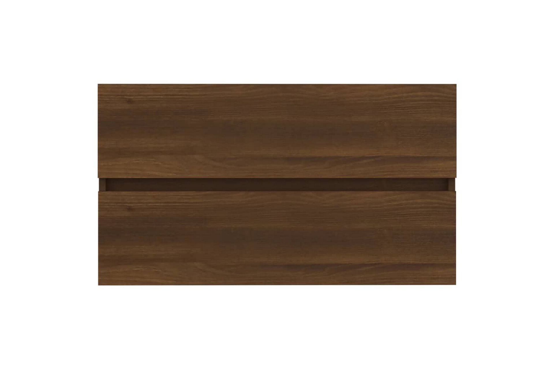 beBasic Servantskap brun eik 80x38,5x45 cm konstruert tre - Brun - Hus & oppussing - Kjøkken & bad - Baderom - Baderomsmøbler & baderomsinnredning - Servantskap & kommode