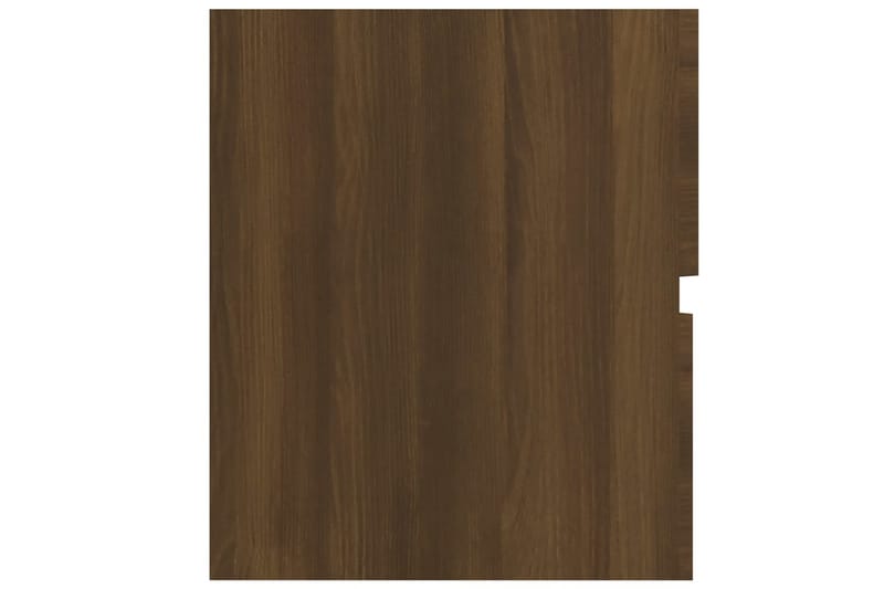 beBasic Servantskap brun eik 80x38,5x45 cm konstruert tre - Brun - Hus & oppussing - Kjøkken & bad - Baderom - Baderomsmøbler & baderomsinnredning - Servantskap & kommode