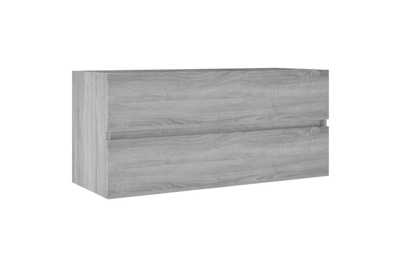 beBasic Servantskap grå sonoma 100x38,5x45 cm konstruert tre - GrÃ¥ - Hus & oppussing - Kjøkken & bad - Baderom - Baderomsmøbler & baderomsinnredning - Servantskap & kommode