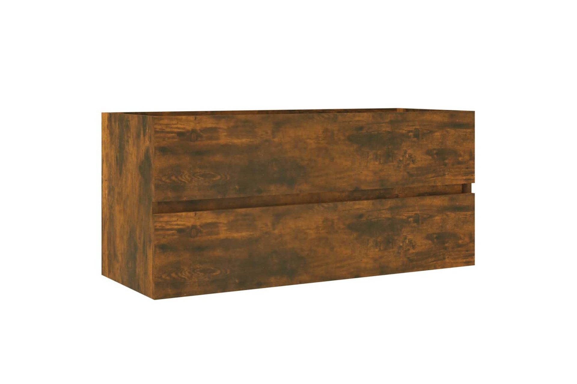 beBasic Servantskap røkt eik 100x38,5x45 cm konstruert tre - Brun - Hus & oppussing - Kjøkken & bad - Baderom - Baderomsmøbler & baderomsinnredning - Servantskap & kommode