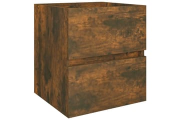 beBasic Servantskap røkt eik 41x38,5x45 cm konstruert tre - Brun - Hus & oppussing - Kjøkken & bad - Baderom - Baderomsmøbler & baderomsinnredning - Servantskap & kommode