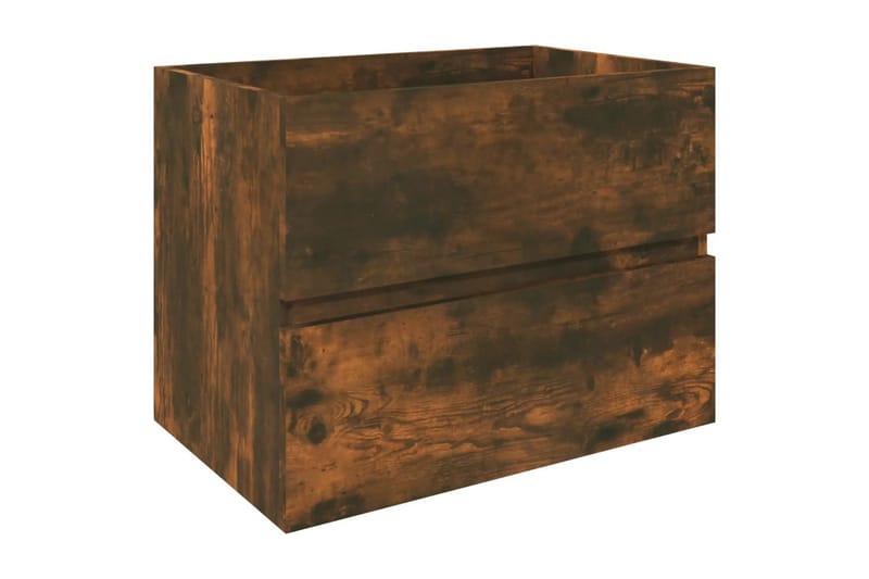 beBasic Servantskap røkt eik 60x38,5x45 cm konstruert tre - Brun - Hus & oppussing - Kjøkken & bad - Baderom - Baderomsmøbler & baderomsinnredning - Servantskap & kommode