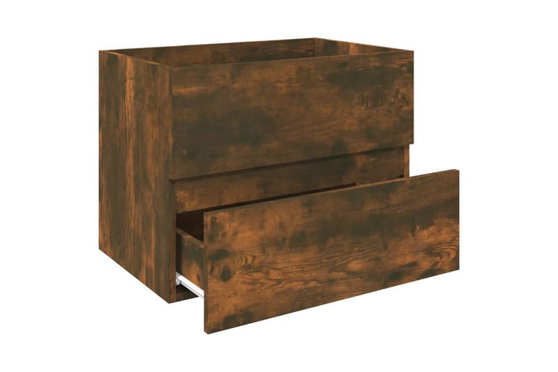 beBasic Servantskap røkt eik 60x38,5x45 cm konstruert tre - Brun - Hus & oppussing - Kjøkken & bad - Baderom - Baderomsmøbler & baderomsinnredning - Servantskap & kommode
