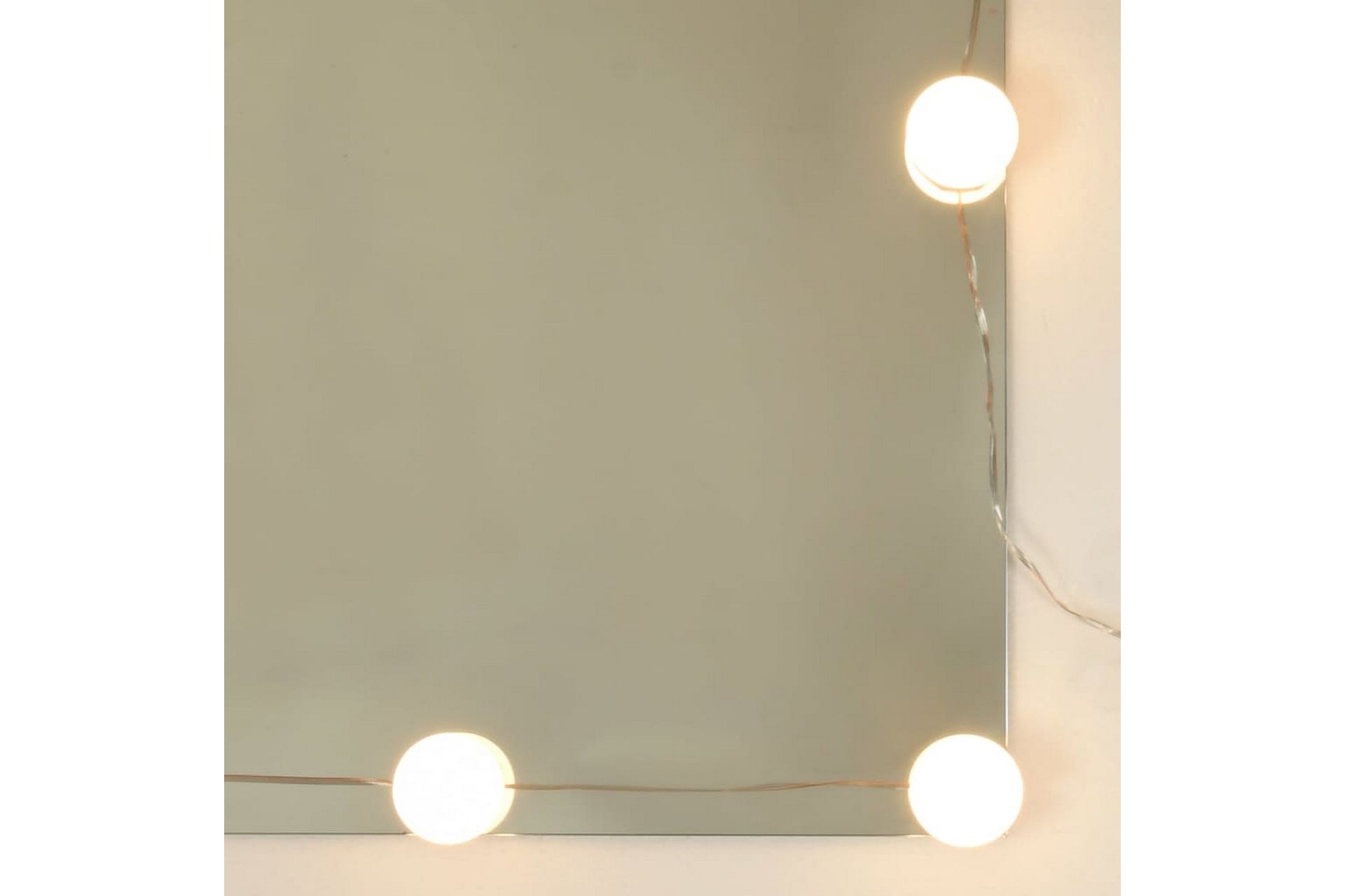 beBasic Sminkebord med LED sonoma eik 60x40x140 cm - Brun - Hus & oppussing - Kjøkken & bad - Baderom - Baderomsmøbler & baderomsinnredning - Speilskap