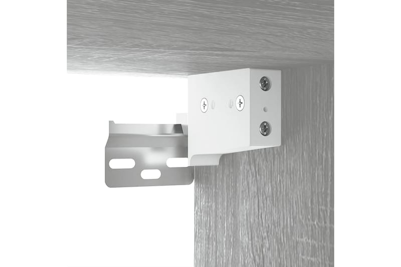 beBasic Speilskap med LED grå sonoma 76x15x55 cm - GrÃ¥ - Hus & oppussing - Kjøkken & bad - Baderom - Baderomsmøbler & baderomsinnredning - Speilskap