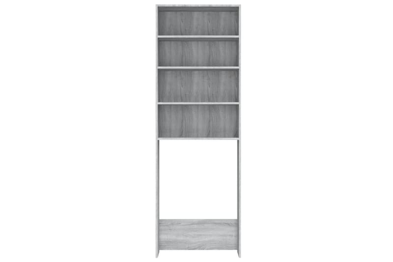 beBasic Vaskemaskinskap grå sonoma 64x24x190 cm - Hus & oppussing - Kjøkken & bad - Baderom - Baderomsmøbler & baderomsinnredning - Baderomsskap