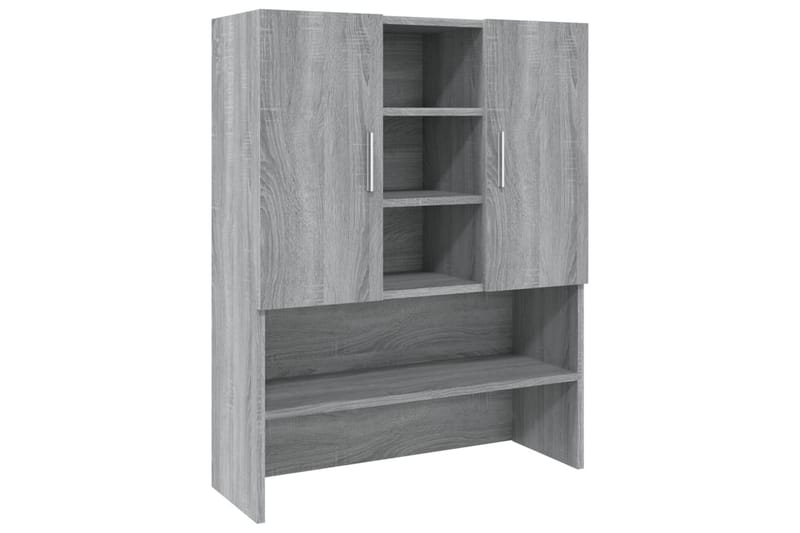 beBasic Vaskemaskinskap grå sonoma 70,5x25,5x90 cm - Hus & oppussing - Kjøkken & bad - Baderom - Baderomsmøbler & baderomsinnredning - Baderomsskap
