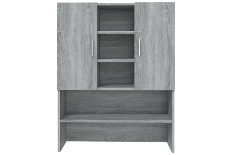 beBasic Vaskemaskinskap grå sonoma 70,5x25,5x90 cm - Hus & oppussing - Kjøkken & bad - Baderom - Baderomsmøbler & baderomsinnredning - Baderomsskap
