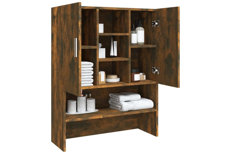 beBasic Vaskemaskinskap røkt eik 70,5x25,5x90 cm - Hus & oppussing - Kjøkken & bad - Baderom - Baderomsmøbler & baderomsinnredning - Baderomsskap