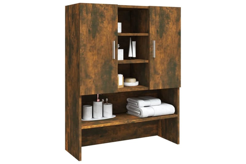 beBasic Vaskemaskinskap røkt eik 70,5x25,5x90 cm - Hus & oppussing - Kjøkken & bad - Baderom - Baderomsmøbler & baderomsinnredning - Baderomsskap