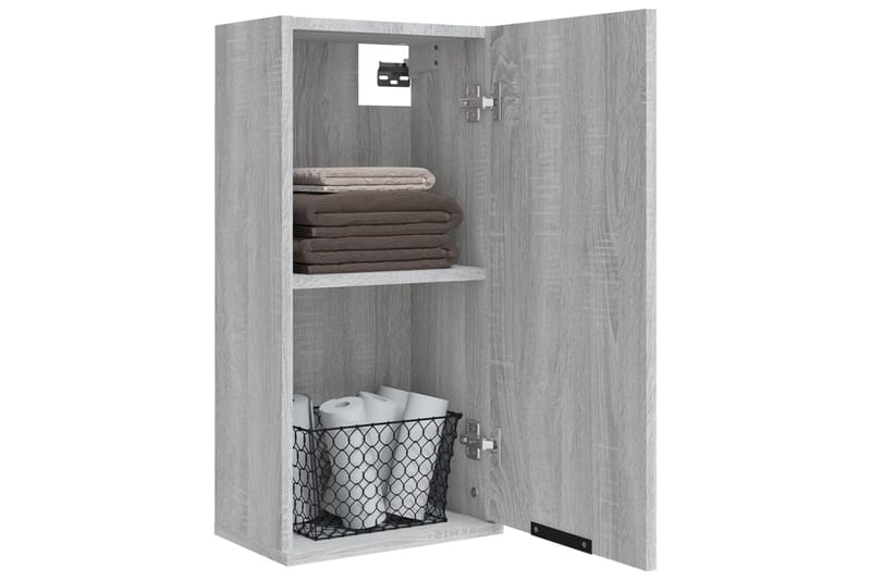 beBasic Vegghengt baderomsskap grå sonoma 32x20x67 cm - GrÃ¥ - Hus & oppussing - Kjøkken & bad - Baderom - Baderomsmøbler & baderomsinnredning - Baderomsskap
