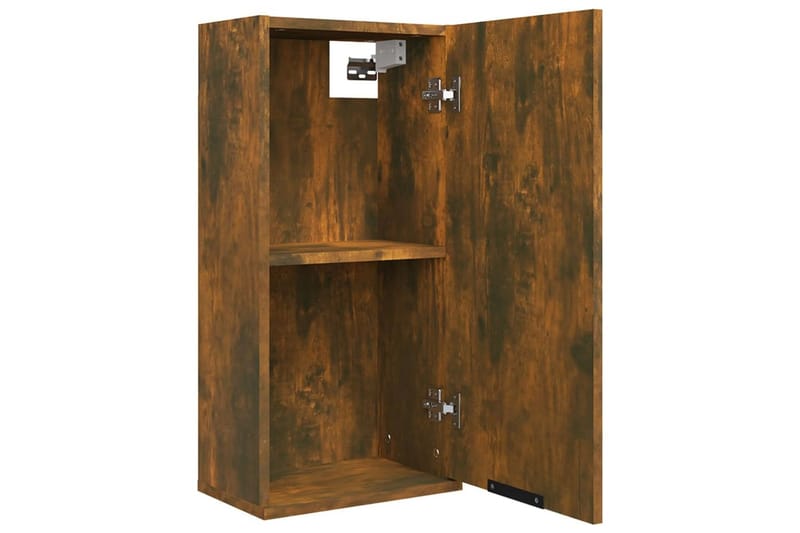 beBasic Vegghengt baderomsskap røkt eik 32x20x67 cm - Brun - Hus & oppussing - Kjøkken & bad - Baderom - Baderomsmøbler & baderomsinnredning - Baderomsskap