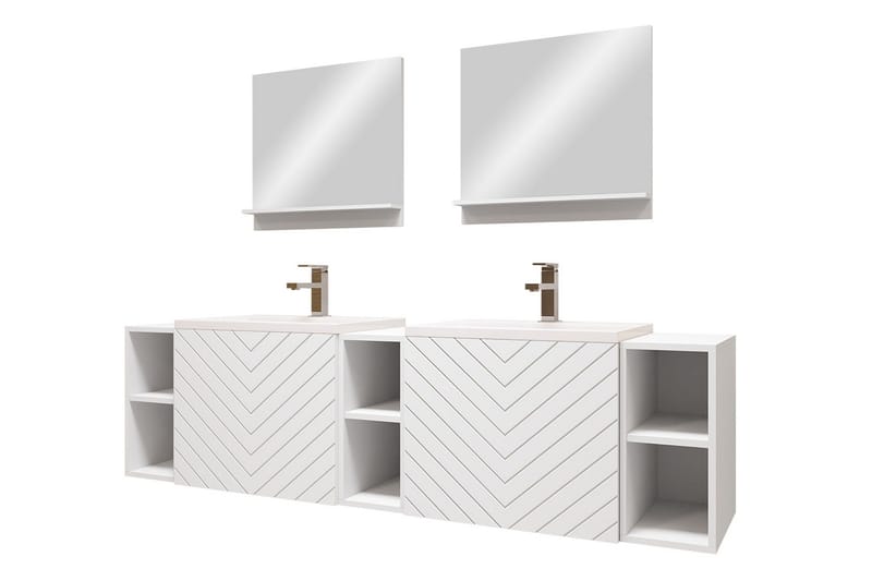 Bubup Møbelsett til Bad - Hus & oppussing - Kjøkken & bad - Baderom - Baderomsmøbler & baderomsinnredning - Komplette møbelpakker