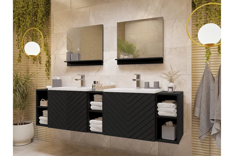 Bubup Møbelsett til Bad - Hus & oppussing - Kjøkken & bad - Baderom - Baderomsmøbler & baderomsinnredning - Komplette møbelpakker